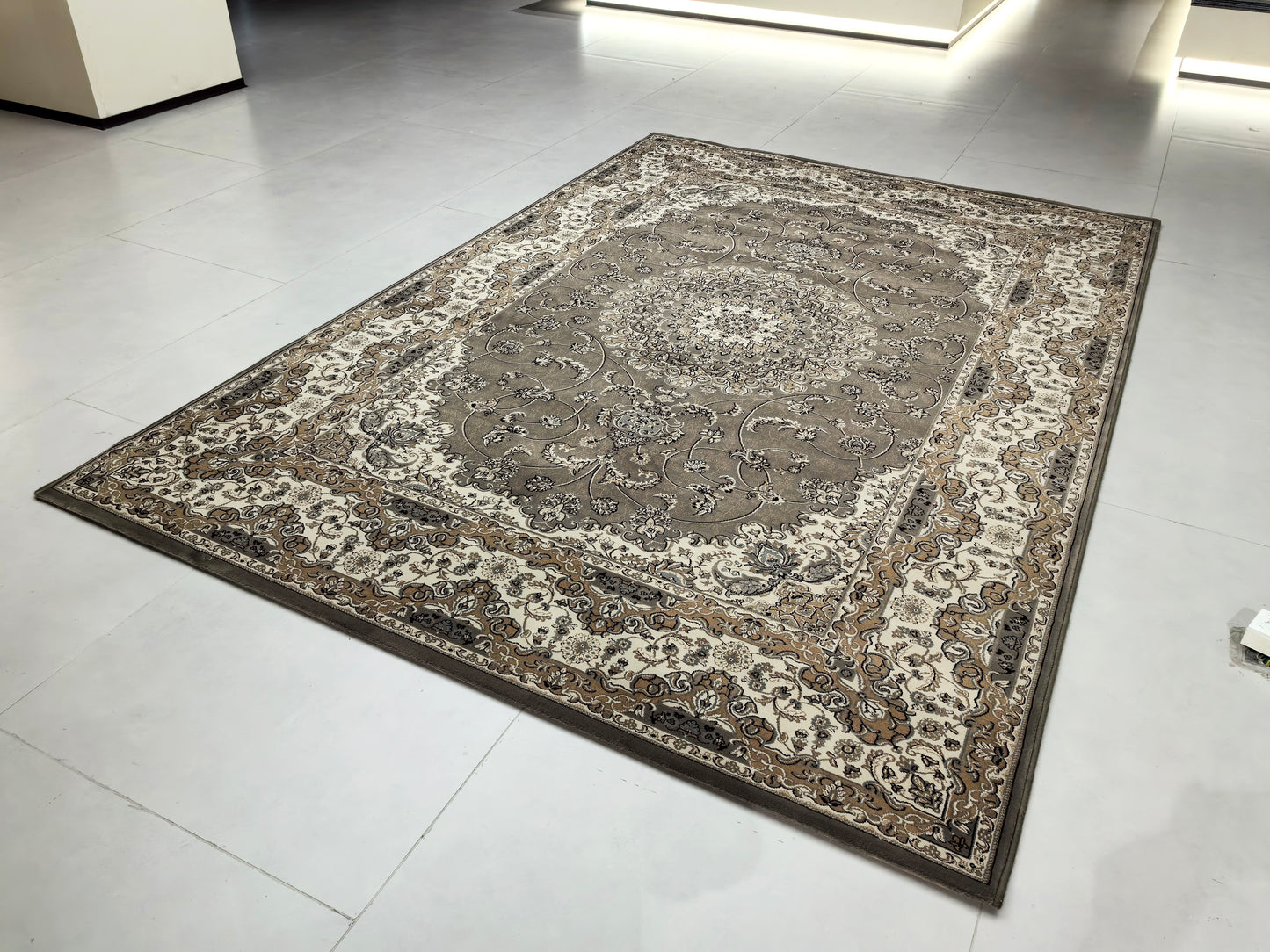 Alfombra de lujo con diseño retro europeo, adecuada para sala de estar y dormitorio