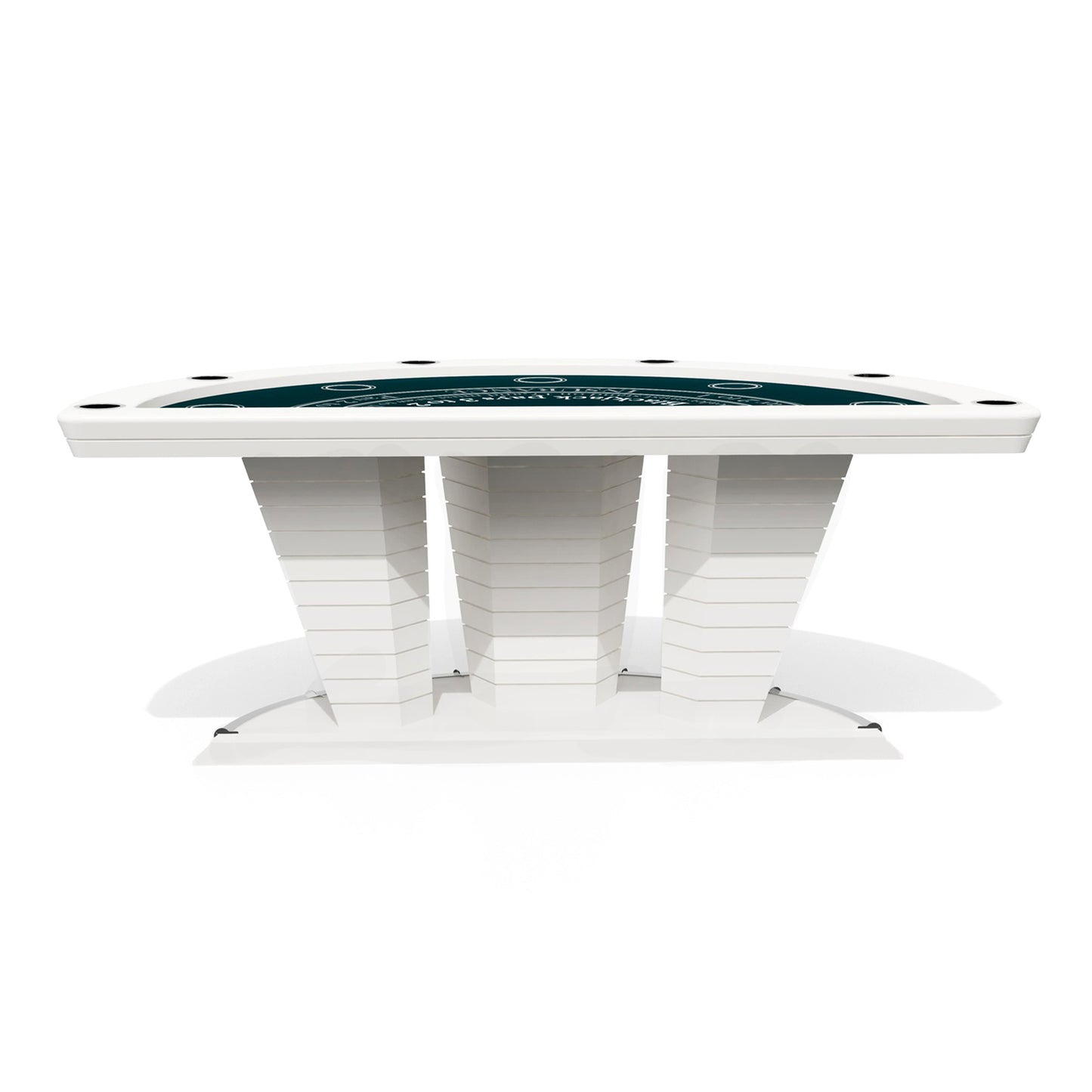 Mesa de póquer blackjack de lujo y ligera para 6 personas
