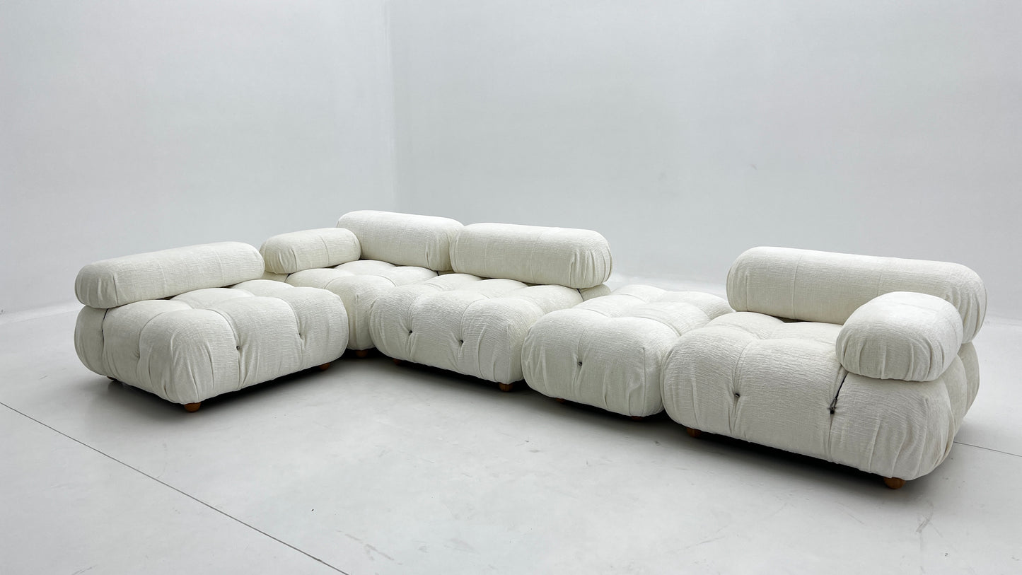 Italian combination bubble sofa modern simple large and small apartment single fabric Nordic retro sofa