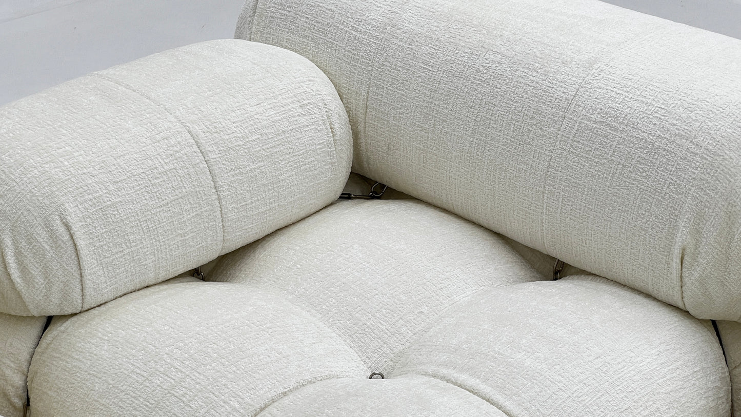Italian combination bubble sofa modern simple large and small apartment single fabric Nordic retro sofa
