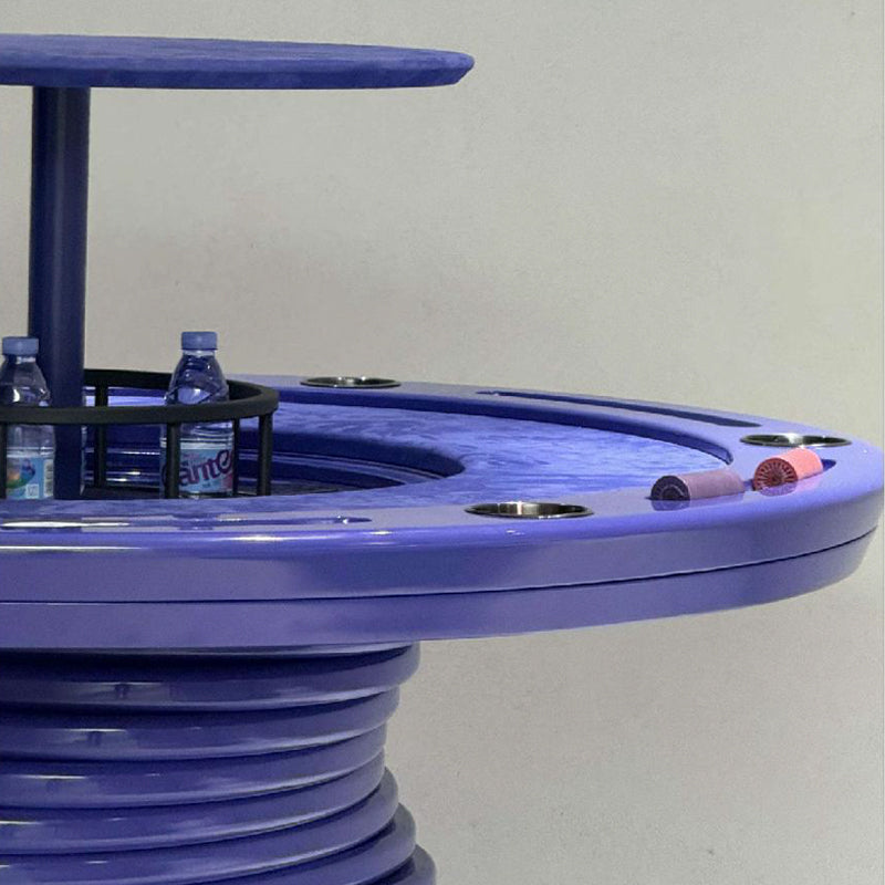Violet shape lifting poker table game table