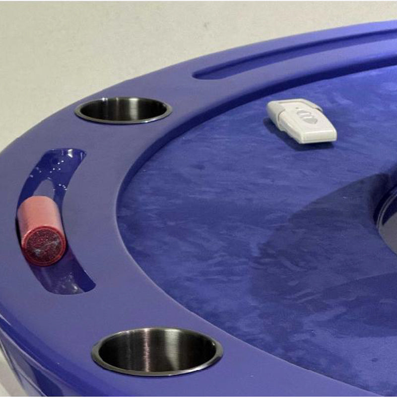 Violet shape lifting poker table game table