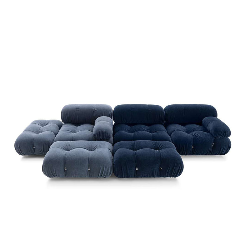 Italian combination bubble sofa modern simple large and small apartment single fabric Nordic retro sofa