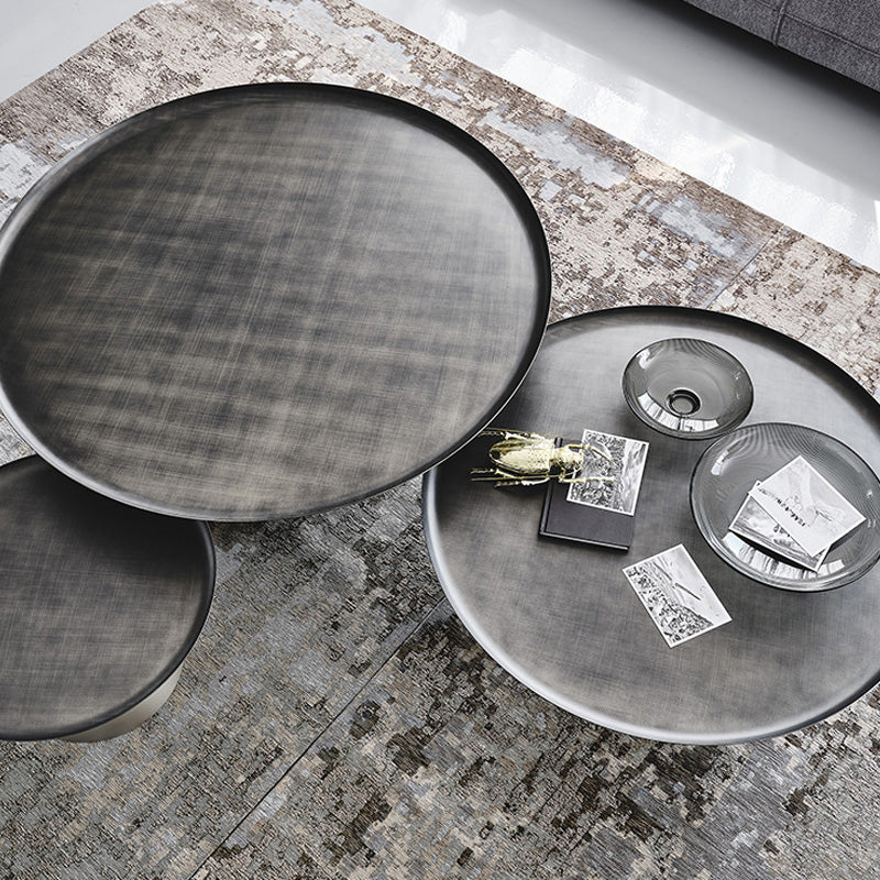 Modern Nordic luxury round coffee table simple home hotel living room central table