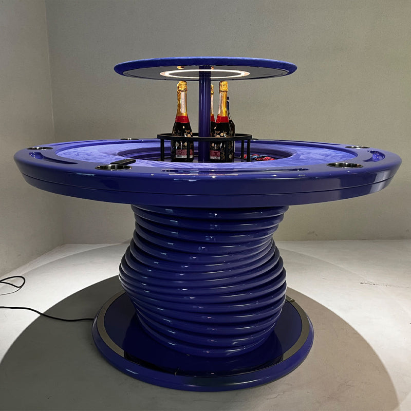 Violet shape lifting poker table game table
