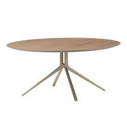 Mesa de comedor sencilla de mármol con marco de acero inoxidable