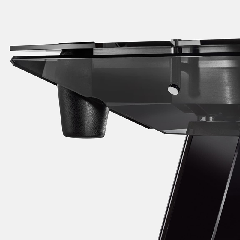 Mesa de billar de vidrio negro de tacto premium de 7 pies, 8 pies y 9 pies