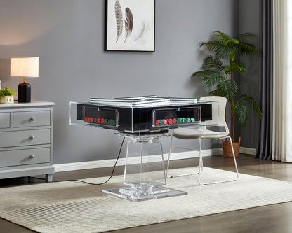 Customizable transparent acrylic automatic mahjong table