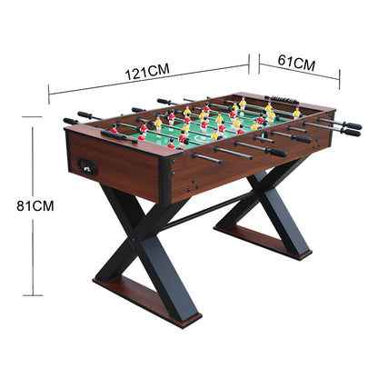 Small weight lightweight foosball table for adults and children
