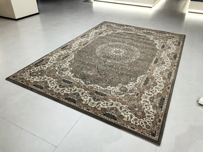 Alfombra de lujo con diseño retro europeo, adecuada para sala de estar y dormitorio