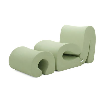 Simple water ripple sofa creative hollow back sofa chair new style light luxury curved fabric combination sofa