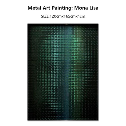 Mona Lisa Metal Art Painting Living Room Decorative Wall Painting