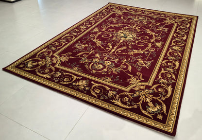 Alfombra de estilo retro europeo, exquisita y lujosa