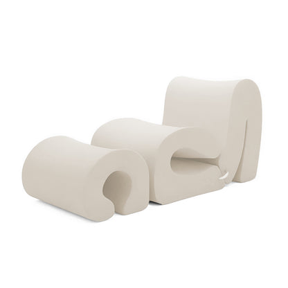 Simple water ripple sofa creative hollow back sofa chair new style light luxury curved fabric combination sofa