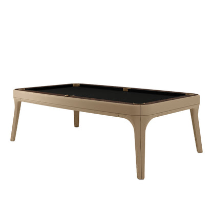 Mesa de billar de nogal con taco y bolas de billar