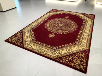 Alfombra de estilo retro europeo, exquisita y lujosa