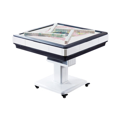 Fully automatic white folding mahjong table