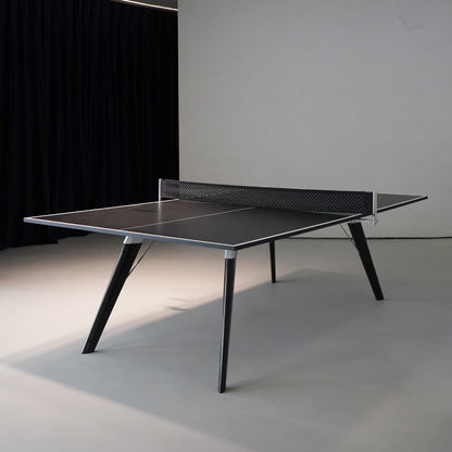 Mesa de ping pong de fibra de carbono negra
