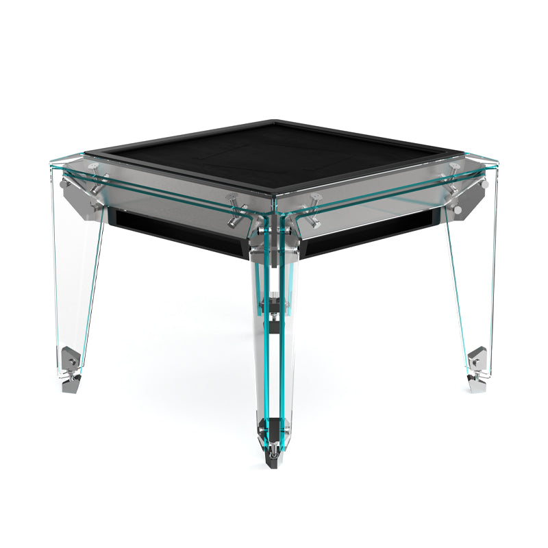 Mesa de mahjong automática de vidrio de múltiples caras