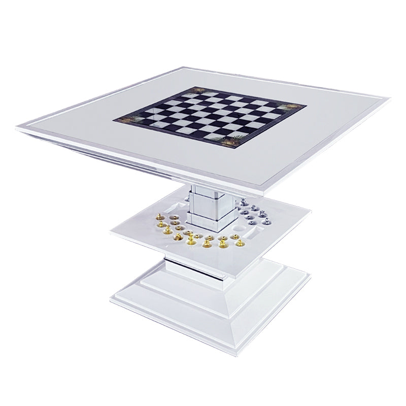 Liftable Square Multifunctional Chess Table