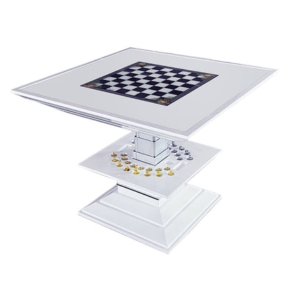 Liftable Square Multifunctional Chess Table