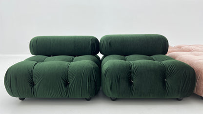 Italian combination bubble sofa modern simple large and small apartment single fabric Nordic retro sofa