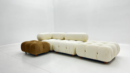 Italian combination bubble sofa modern simple large and small apartment single fabric Nordic retro sofa