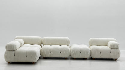 Italian combination bubble sofa modern simple large and small apartment single fabric Nordic retro sofa