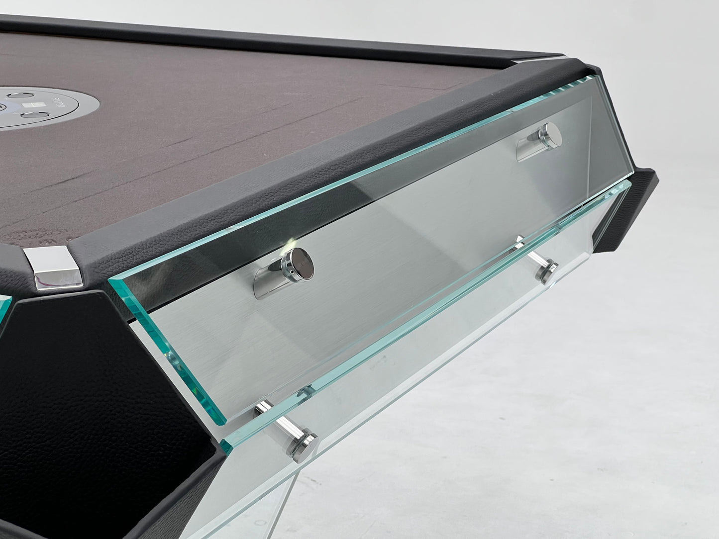 Mesa de mahjong de cristal multicolor personalizable