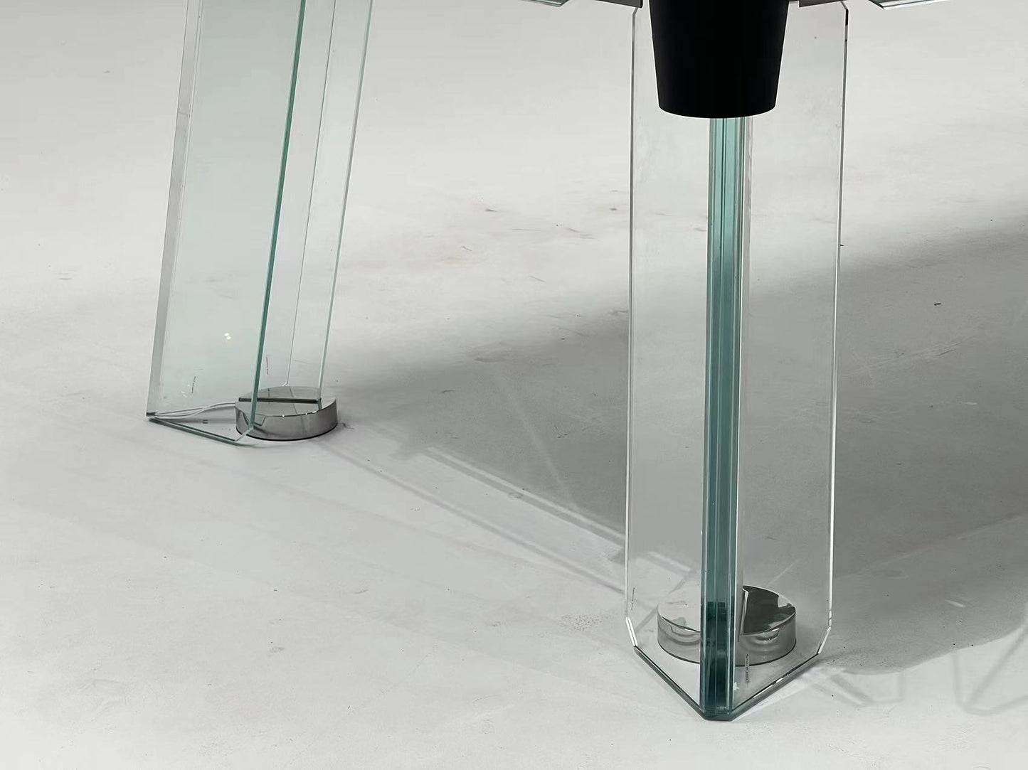 Table de billard en acier inoxydable et verre de 7 pieds, 8 pieds et 9 pieds - Bleu