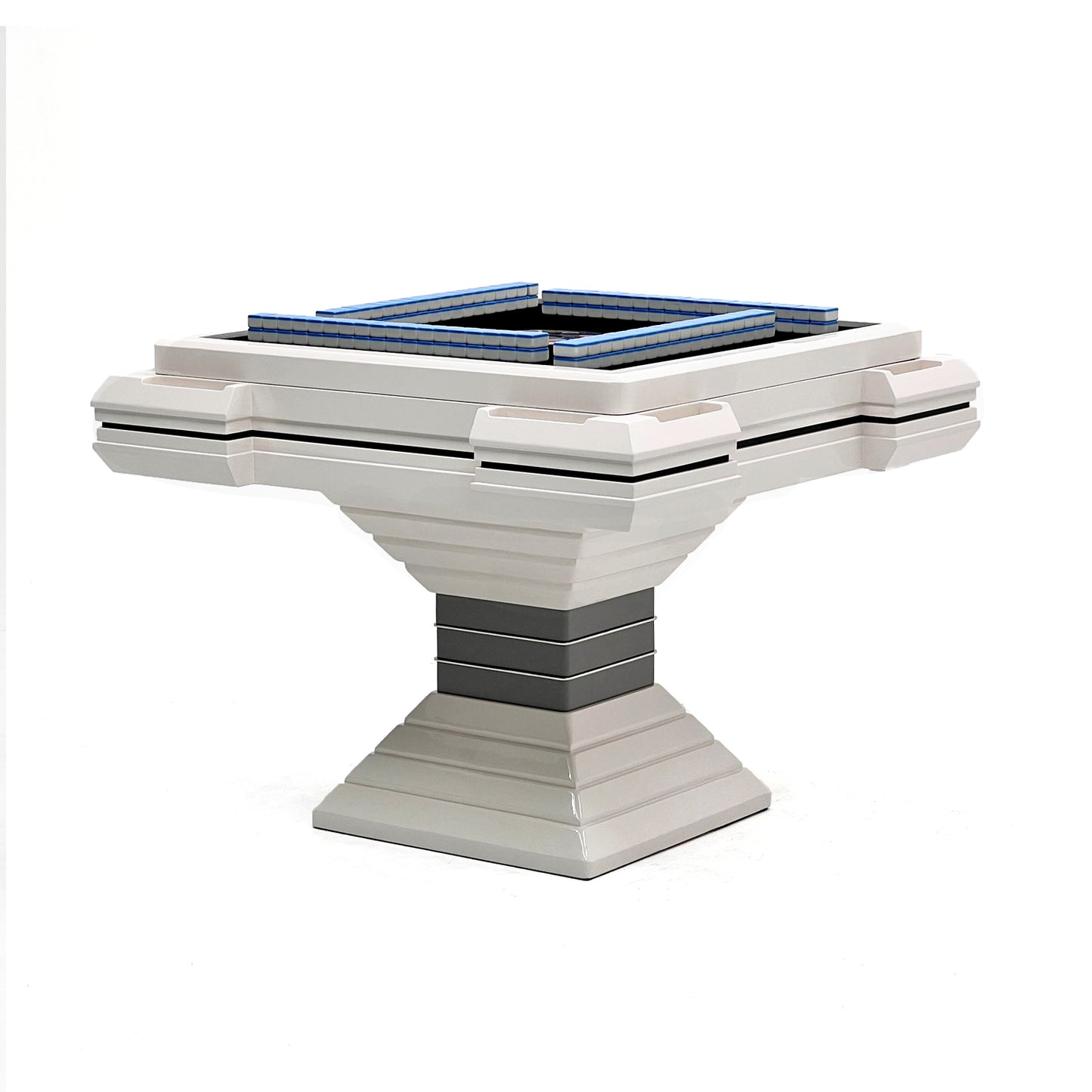 Mesa de mahjong automática con torre multicolor