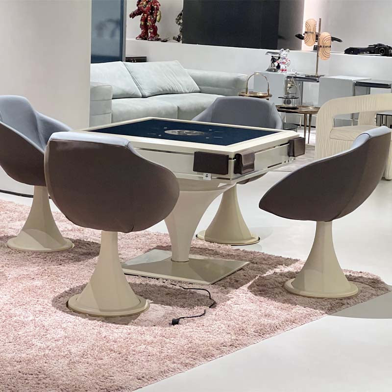 Mesa de mahjong automática personalizada con patas cónicas