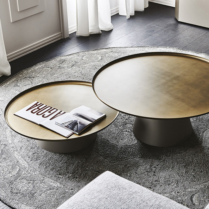 Modern Nordic luxury round coffee table simple home hotel living room central table