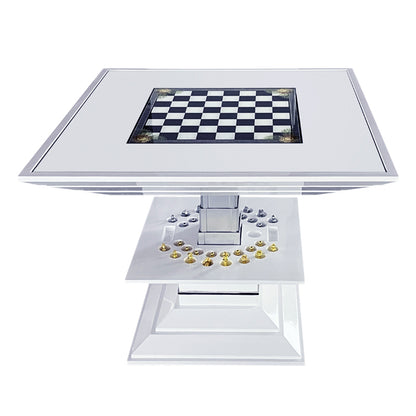 Liftable Square Multifunctional Chess Table