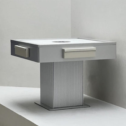 Minimalist metal automatic mahjong table, for both entertainment and daily life