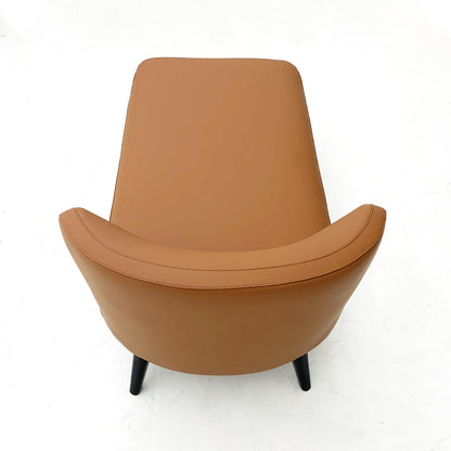 Canapé méridienne en cuir simple de style italien, adapté aux chambres d'hôtel, aux chambres à coucher et aux salons