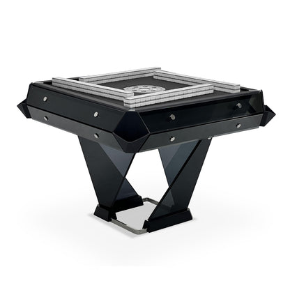 Mesa de mahjong de cristal multicolor personalizable