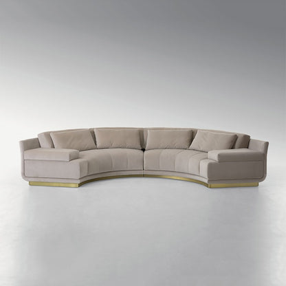 Sofá combinado semicircular