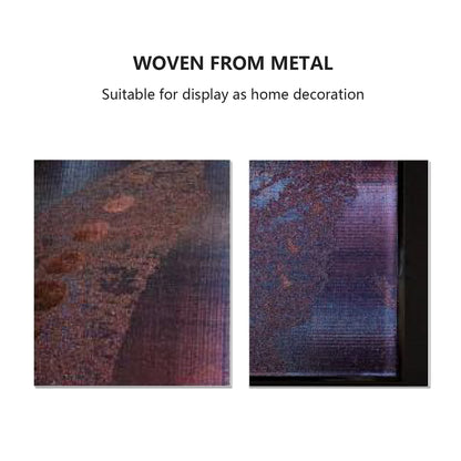 Square Butterfly Metal Painting Customizable Pattern Metal Decorative Hanging Painting
