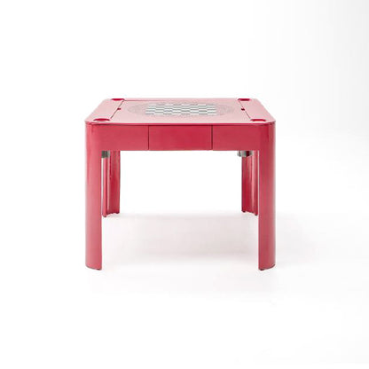 4 in 1 pink multifunctional table/poker table/chess table, equipped with chess, chip box, etc.