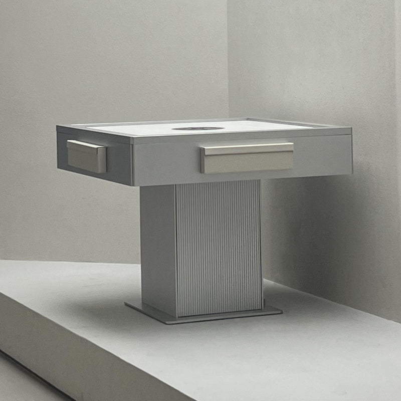 Minimalist metal automatic mahjong table, for both entertainment and daily life
