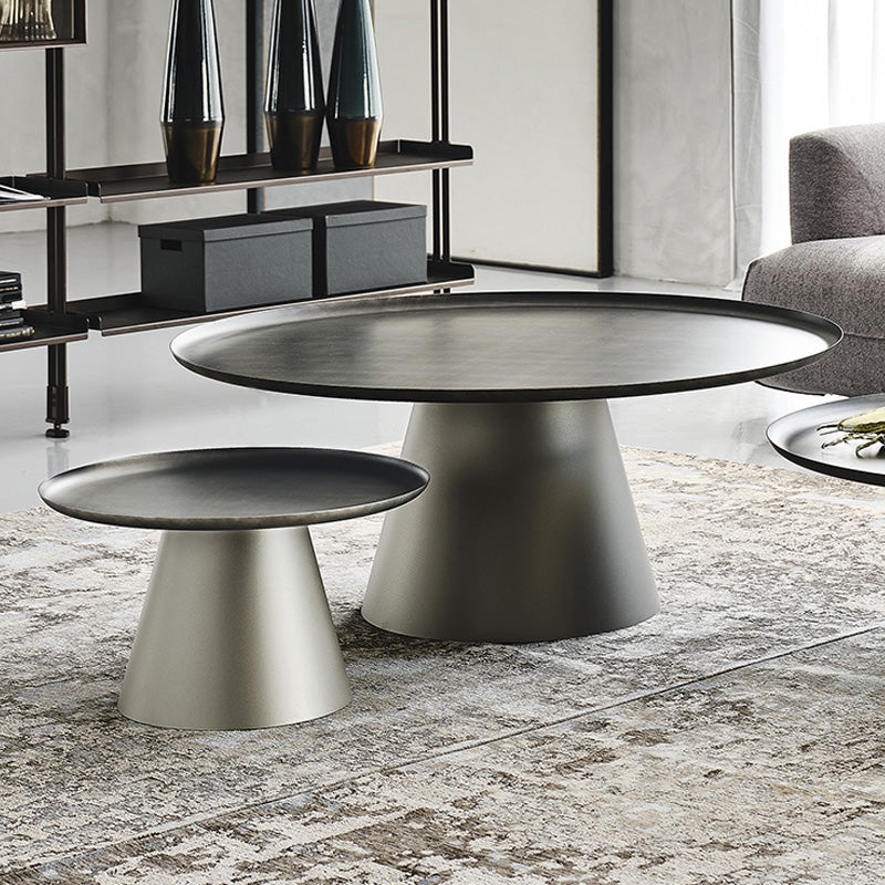 Modern Nordic luxury round coffee table simple home hotel living room central table