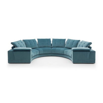 Sofá combinado semicircular