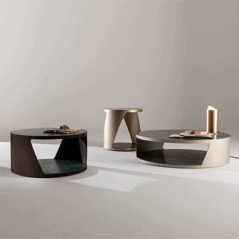 Nordic marble round post-modern simple creative personality coffee table