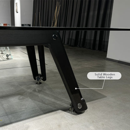 Customizable table tennis table High quality black glass table tennis table