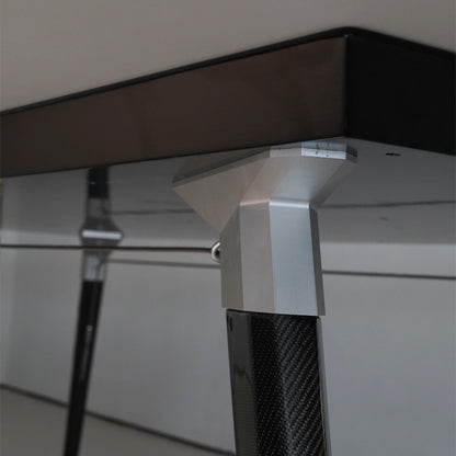 Mesa de ping pong de fibra de carbono negra