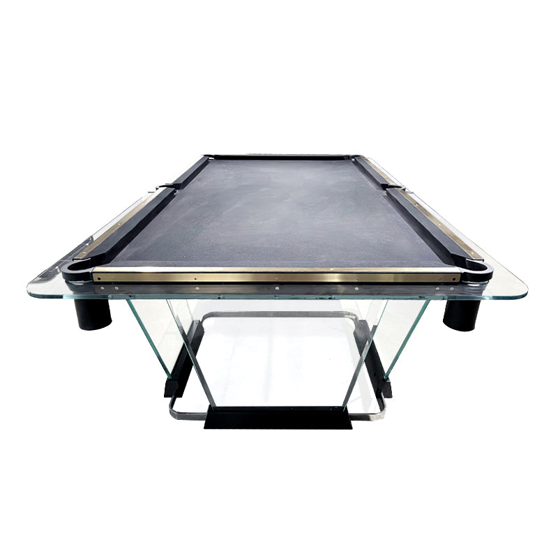 Mesa de billar de cristal transparente Tk con manteles personalizables