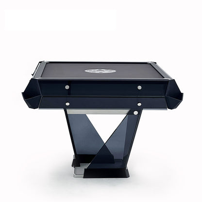 Mesa de mahjong automática personalizable de cristal negro