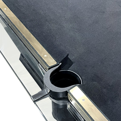 Mesa de billar de cristal transparente Tk con manteles personalizables