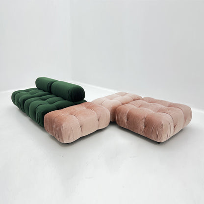 Italian combination bubble sofa modern simple large and small apartment single fabric Nordic retro sofa